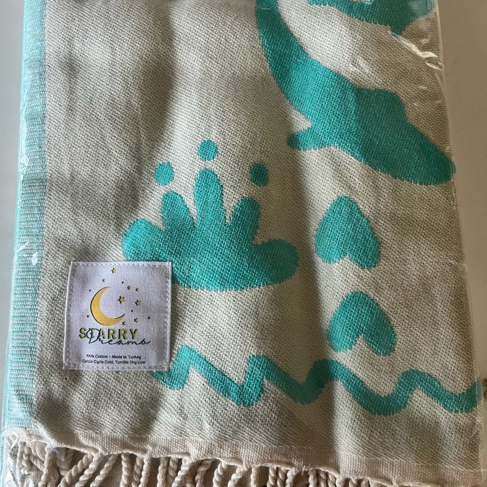 Teal Beach Towel/Throw